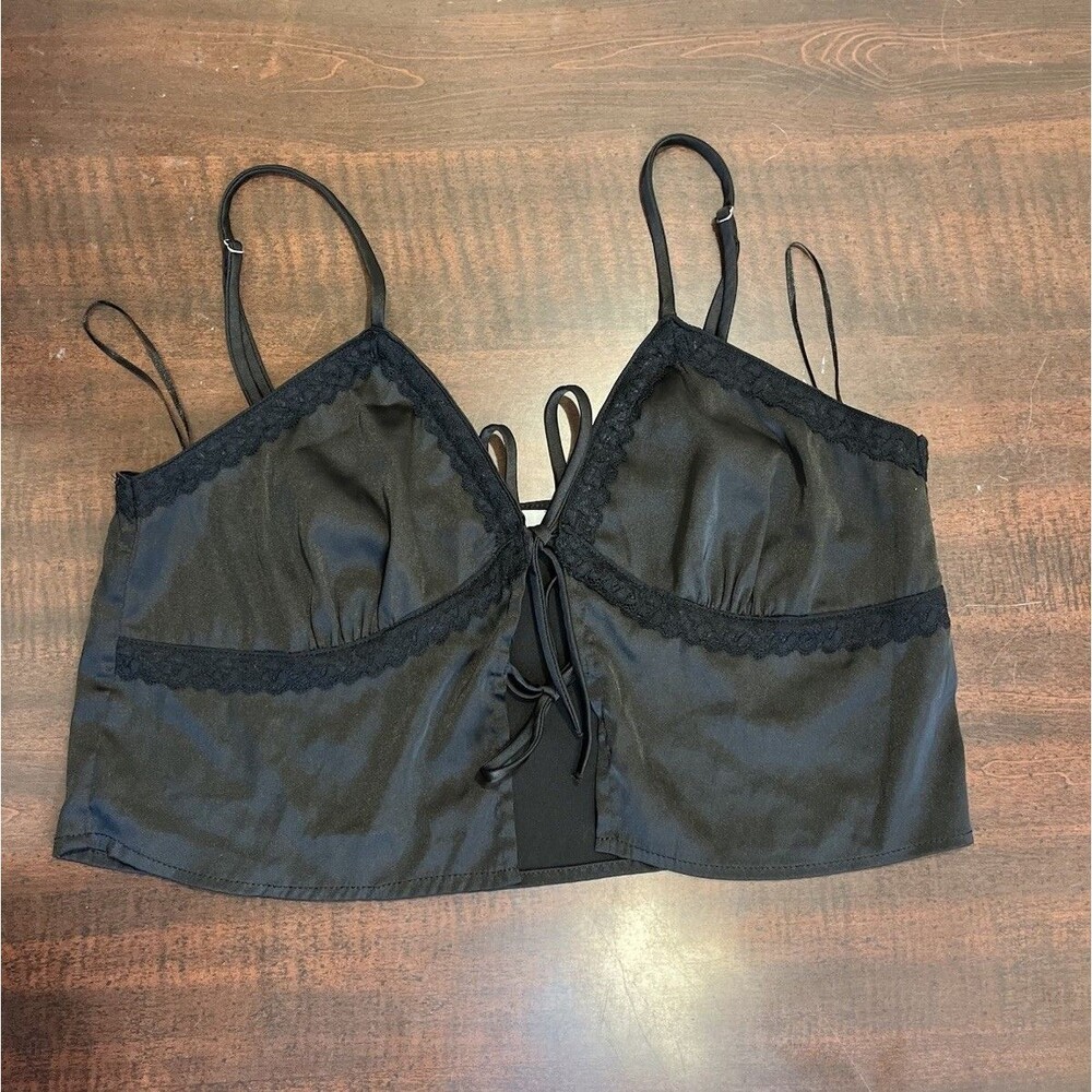 Love Tree Women’s Tank Top Large Adjustable Straps Black